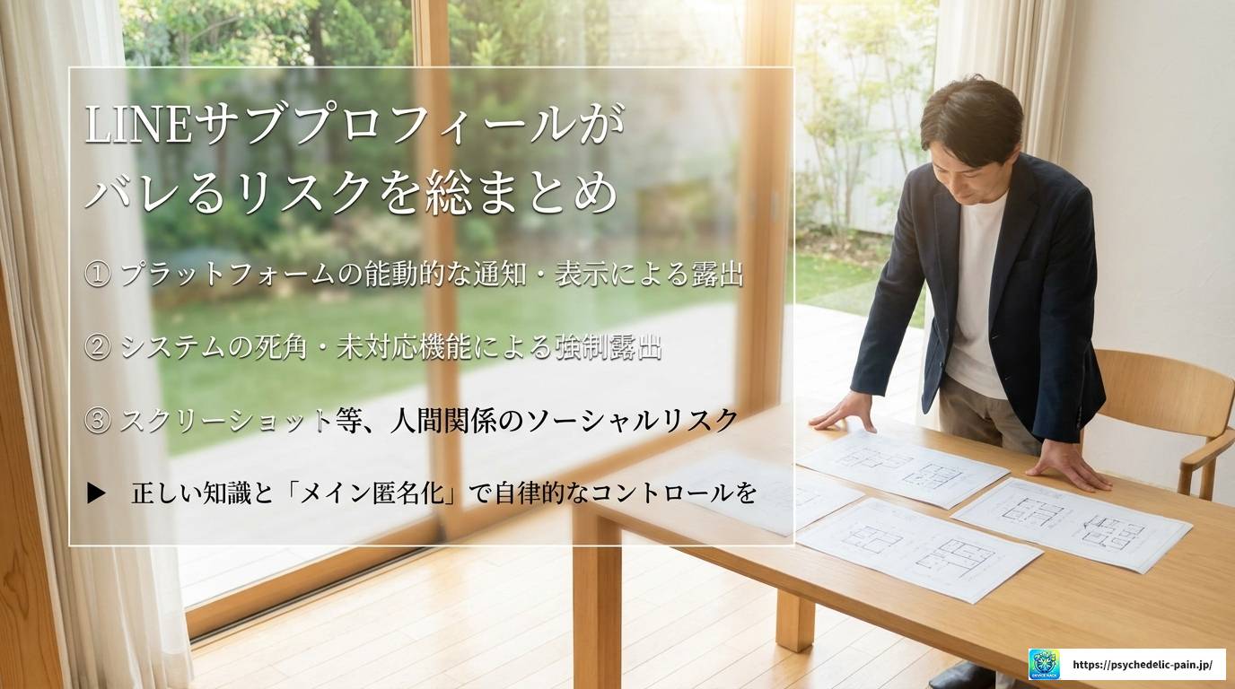 LINEサブプロフィールがバレる原因と完全対策まとめ