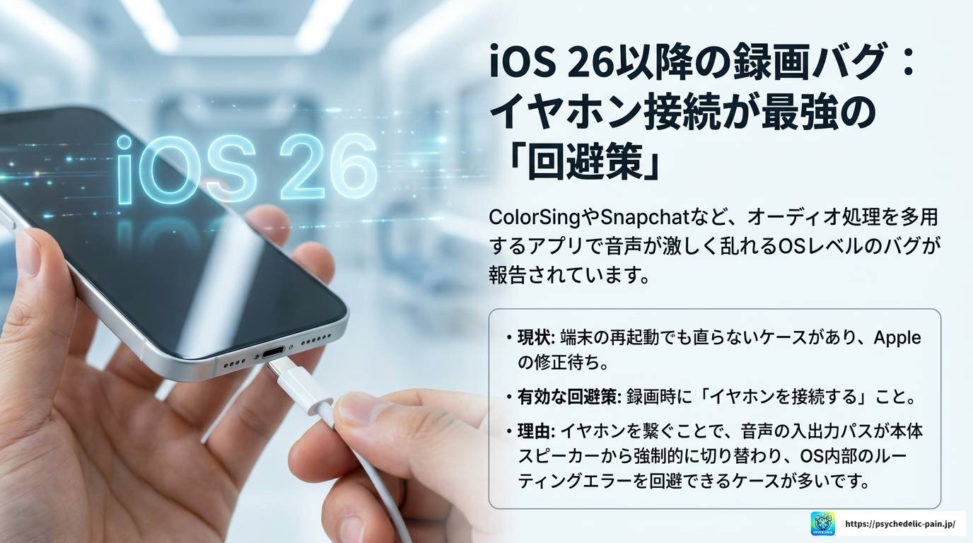 iPhone画面録画の音がおかしい原因と解決策まとめ