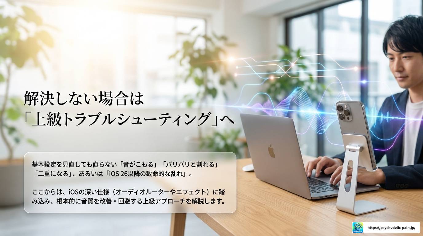 iPhone画面録画の音がおかしい原因と解決策まとめ
