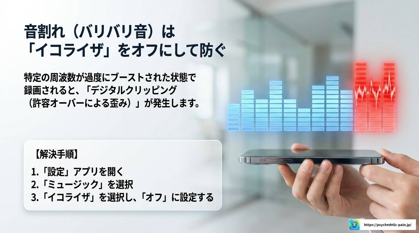 iPhone画面録画の音がおかしい原因と解決策まとめ