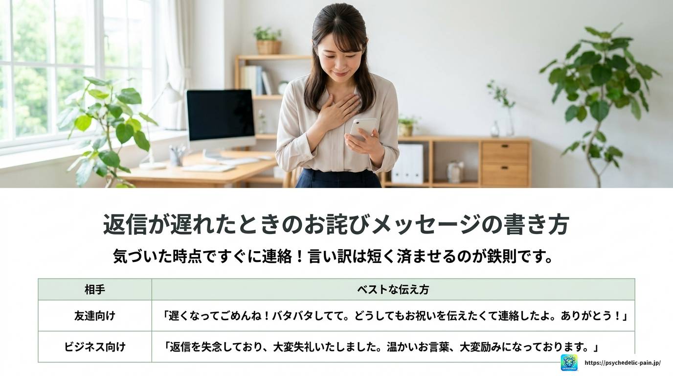 LINEバースデーカードへの返信方法と関係別文例まとめ