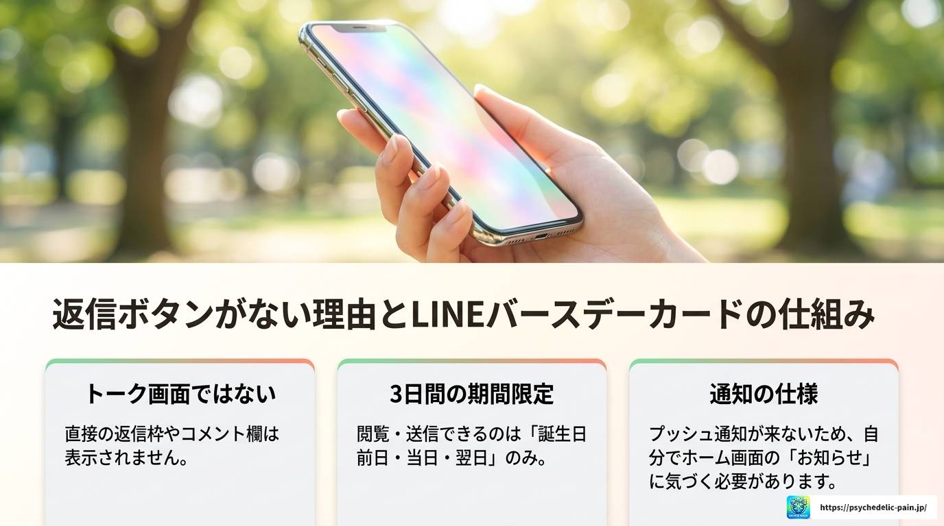 LINEバースデーカードへの返信方法と関係別文例まとめ