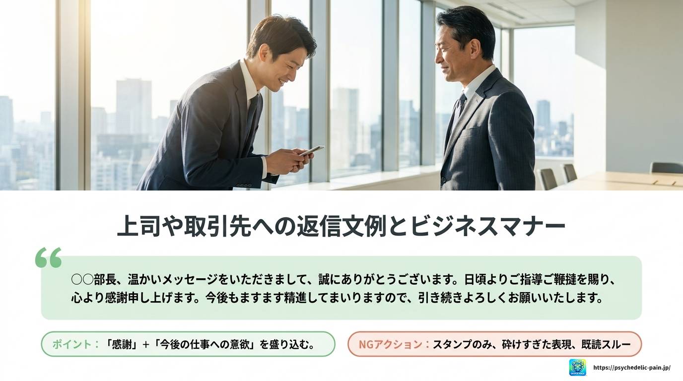 LINEバースデーカードへの返信方法と関係別文例まとめ