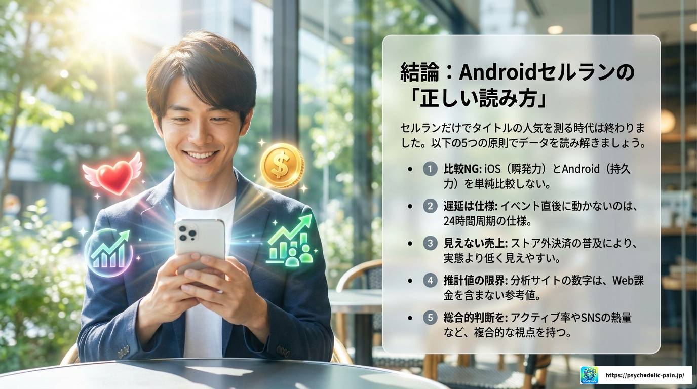 Androidセルランがおかしい理由を徹底解説！仕組みと真相