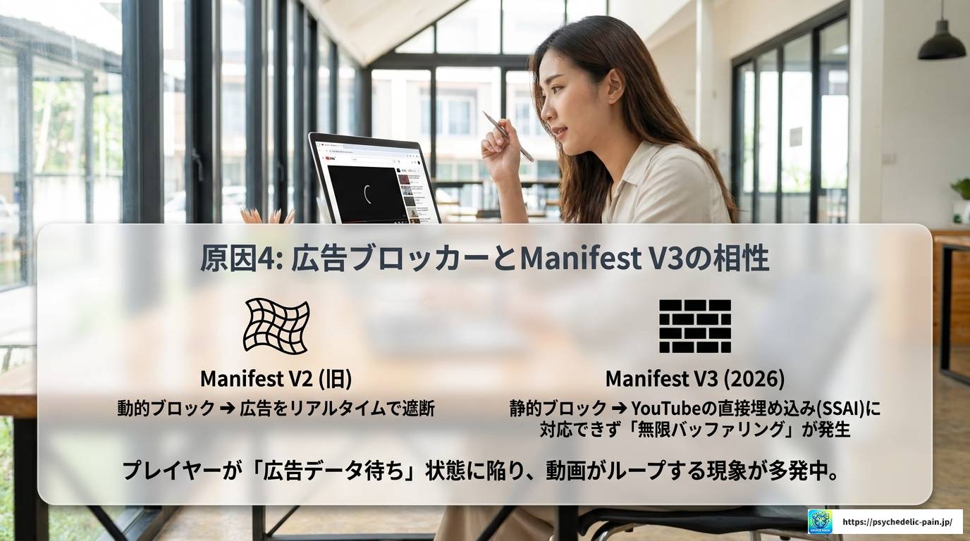 ChromeでYouTubeが固まる原因と2026年版解決策まとめ