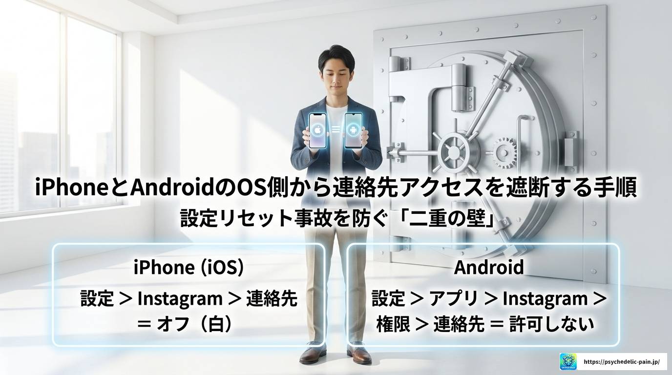 インスタの連絡先を同期しない最新設定と身バレを防ぐ全手順