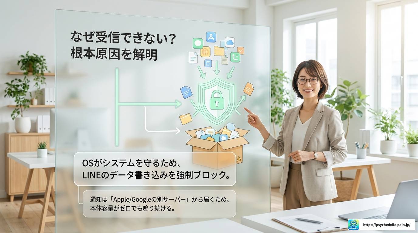 LINE容量不足で再受信できない時の完全解決ガイド