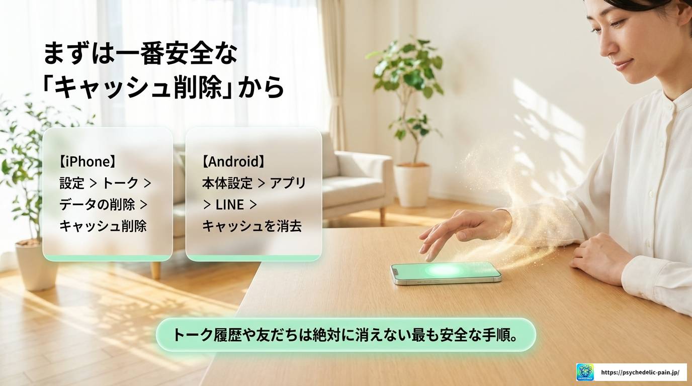 LINE容量不足で再受信できない時の完全解決ガイド