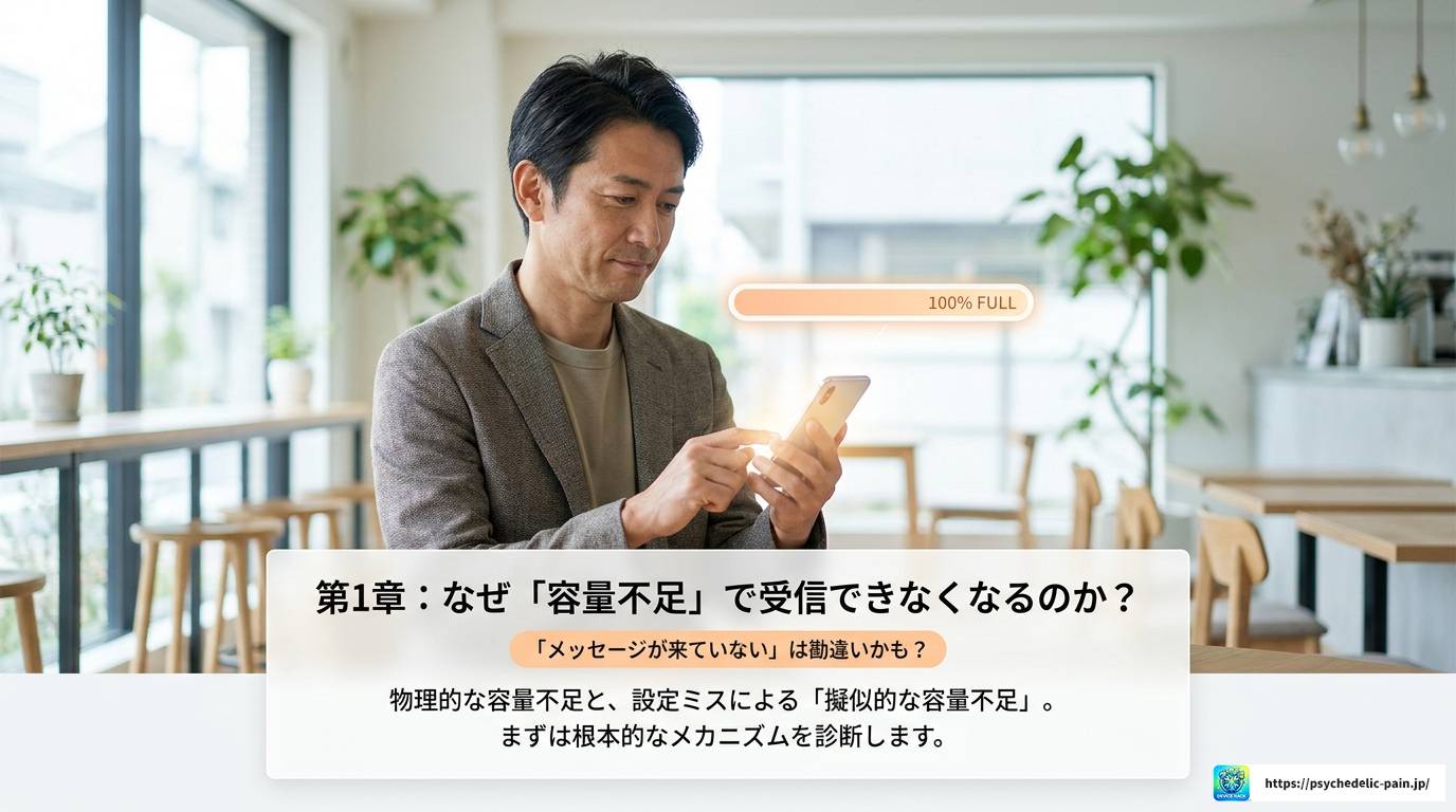 LINEで受信できない原因が容量不足のときの解決策まとめ