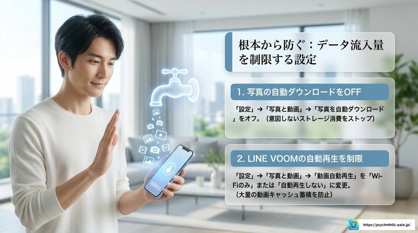 LINEで受信できない原因が容量不足のときの解決策まとめ