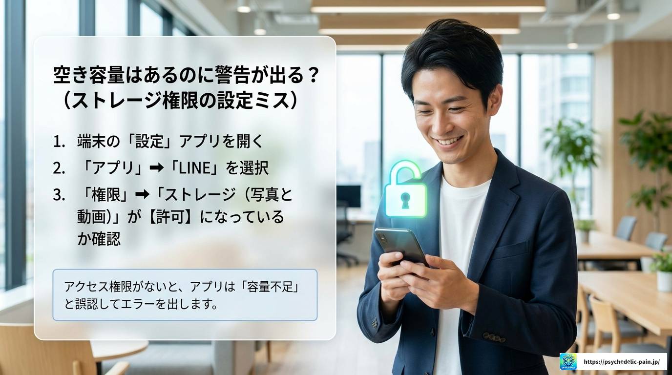LINEで受信できない原因が容量不足のときの解決策まとめ