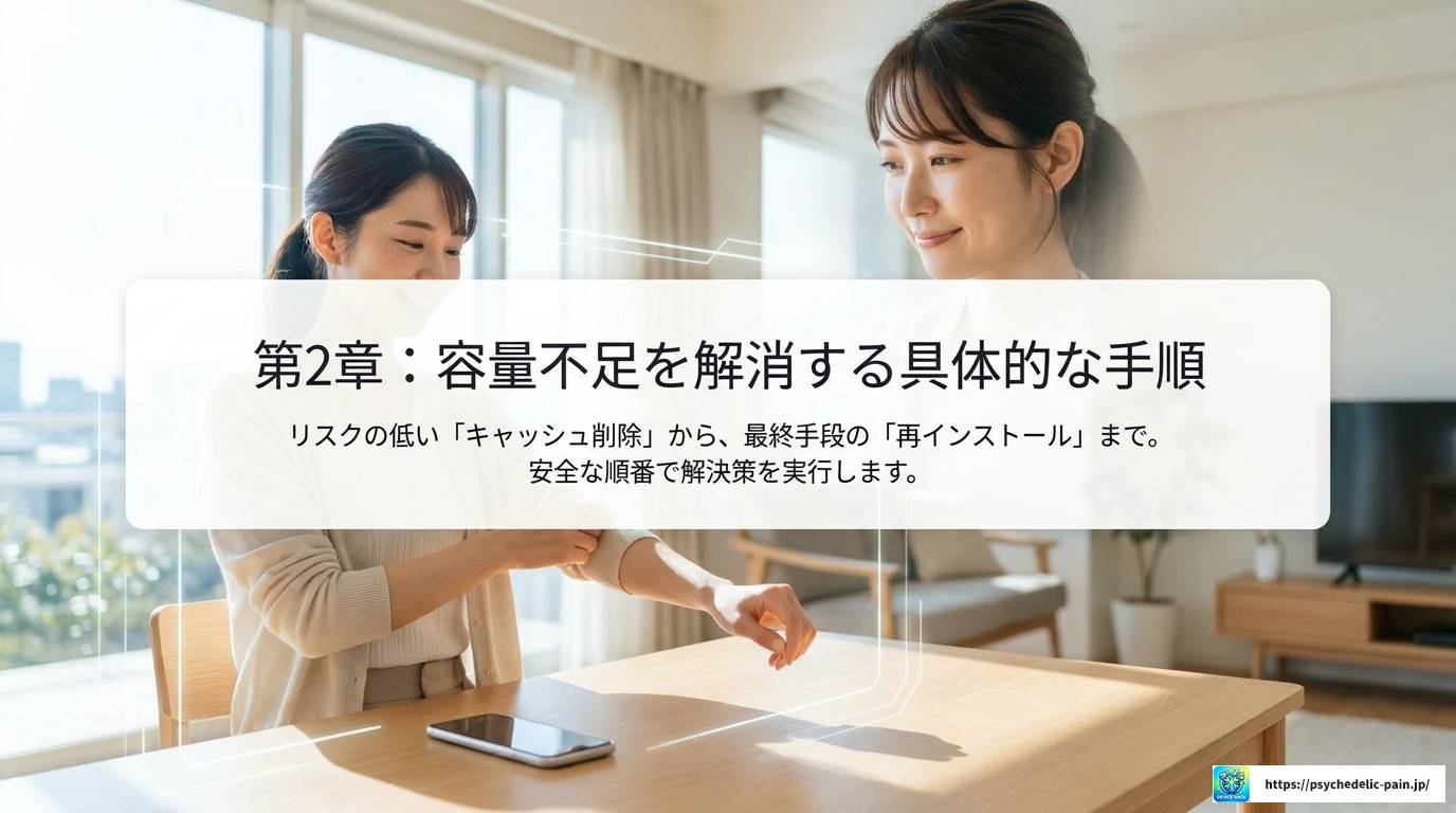 LINEで受信できない原因が容量不足のときの解決策まとめ