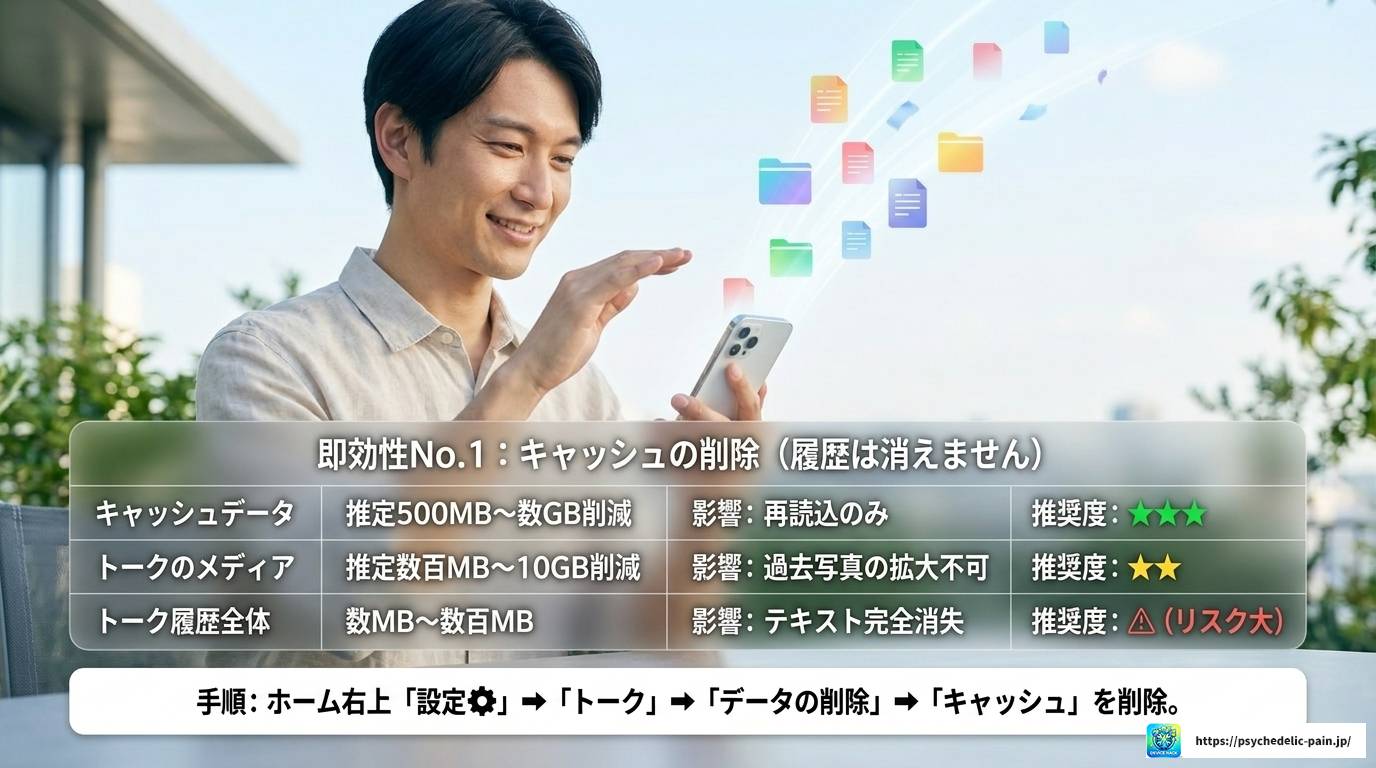 LINEで受信できない原因が容量不足のときの解決策まとめ