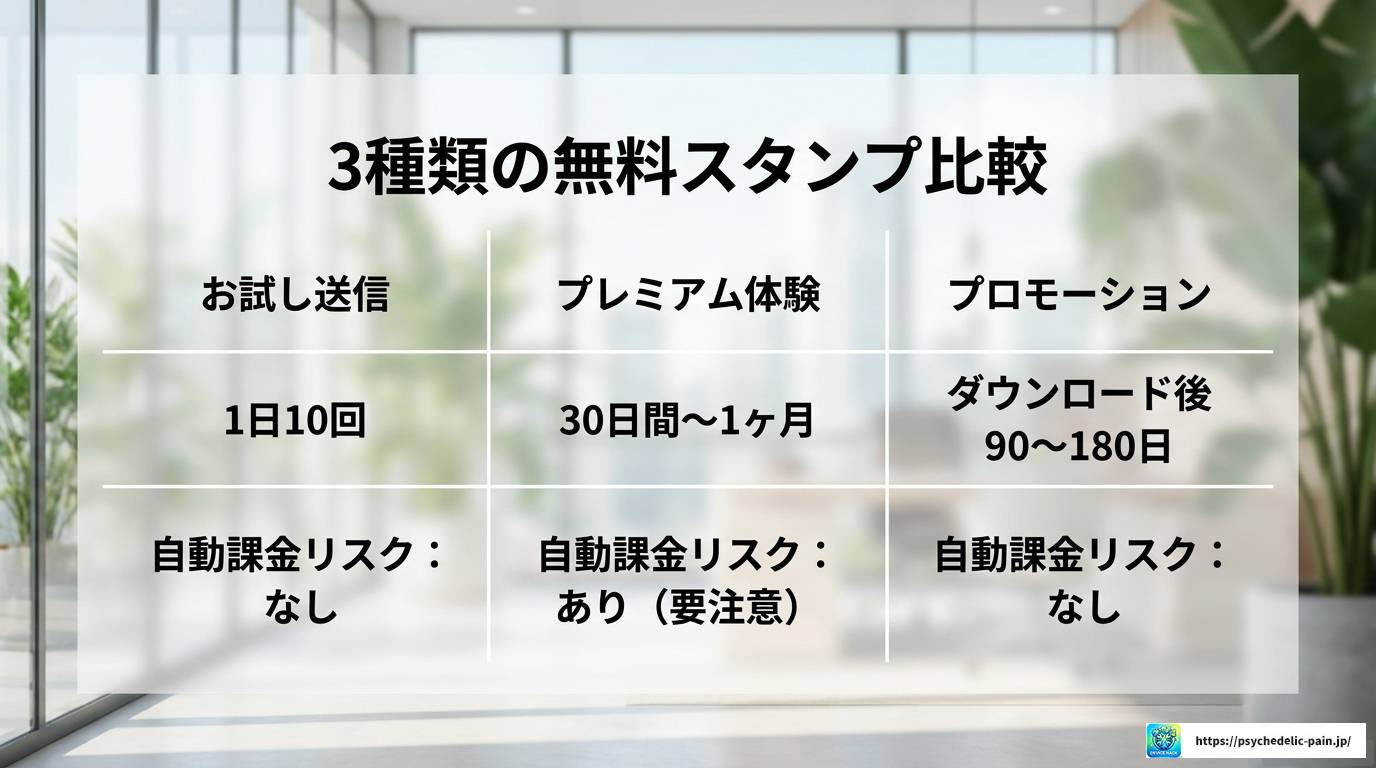 LINE無料お試しスタンプとは？仕組みと注意点を解説