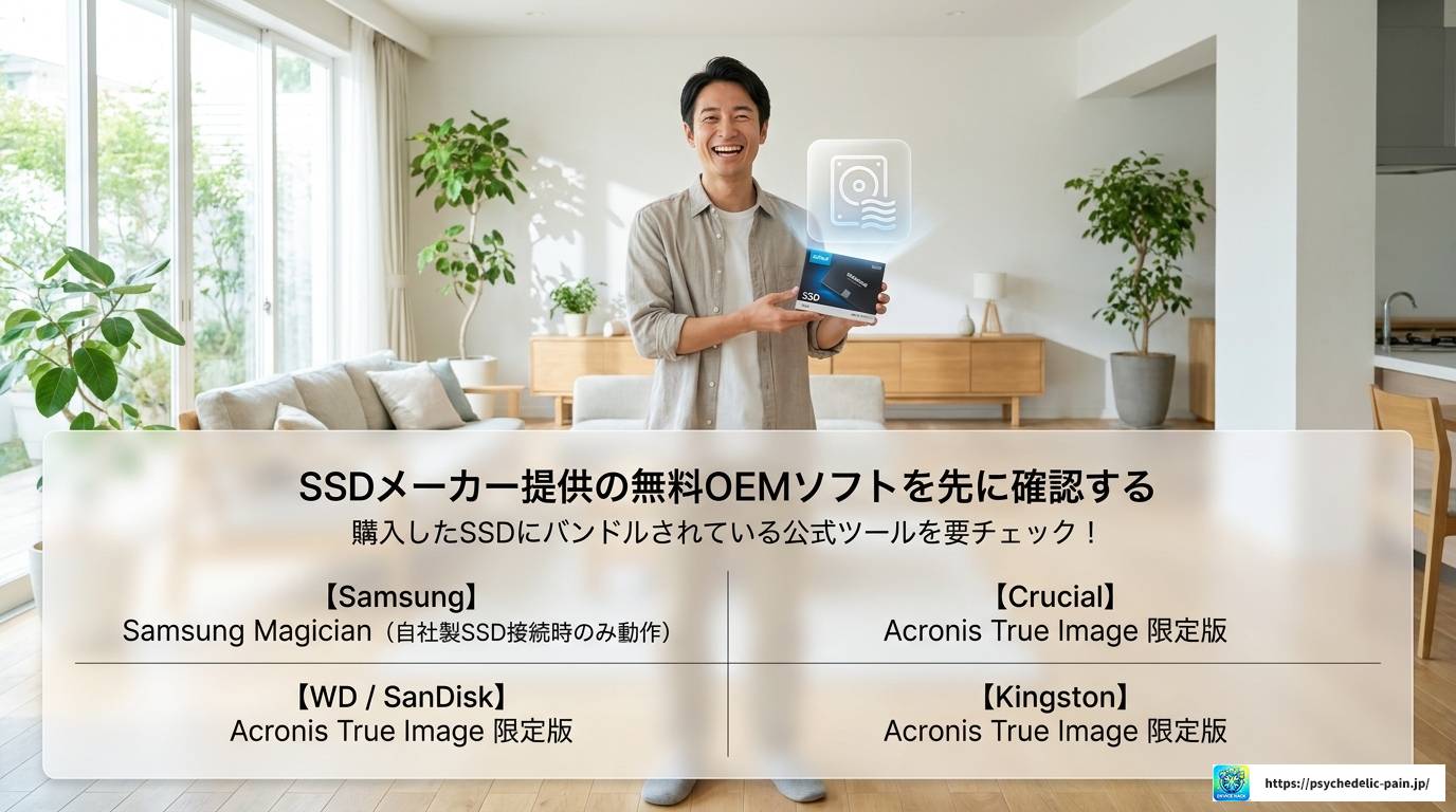 SSDクローンソフト有料版おすすめ7選と失敗しない選び方