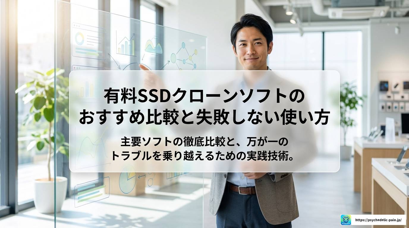 SSDクローンソフト有料版おすすめ7選と失敗しない選び方