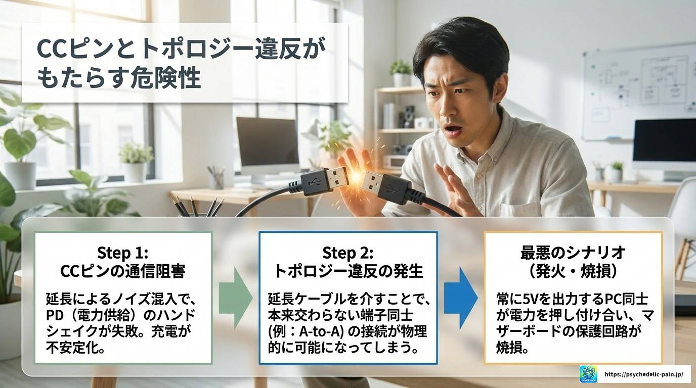 USB-Cの延長ケーブルが規格違反になる理由と本当のリスク