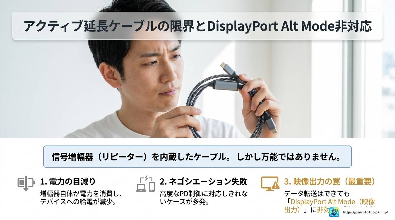 USB-Cの延長ケーブルが規格違反になる理由と本当のリスク