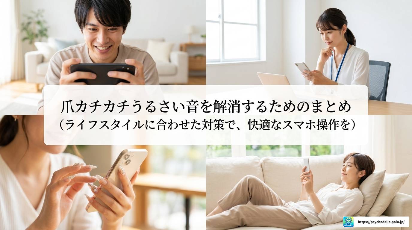 スマホの爪カチカチうるさい音を今すぐ解消する完全ガイド