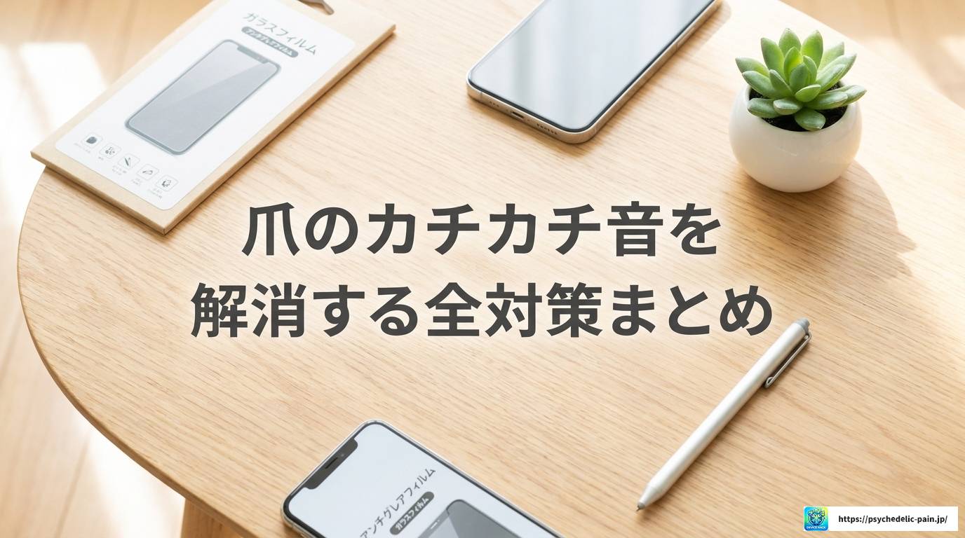 スマホの爪カチカチうるさい音を今すぐ解消する完全ガイド