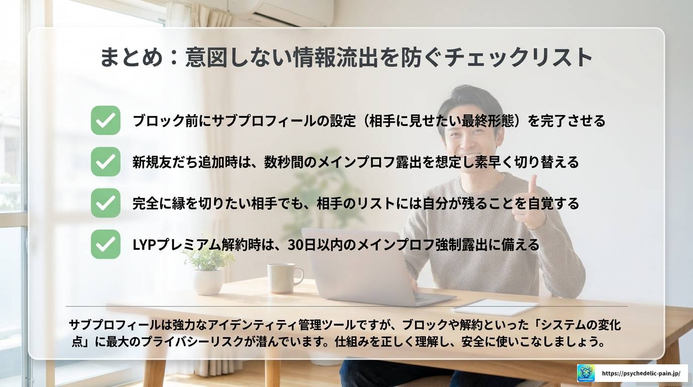 LINEサブプロフィールとブロックの関係を徹底解説