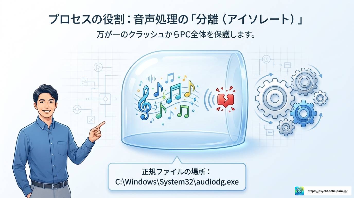 Windowsオーディオデバイスグラフアイソレーションの負荷を解消する全手順