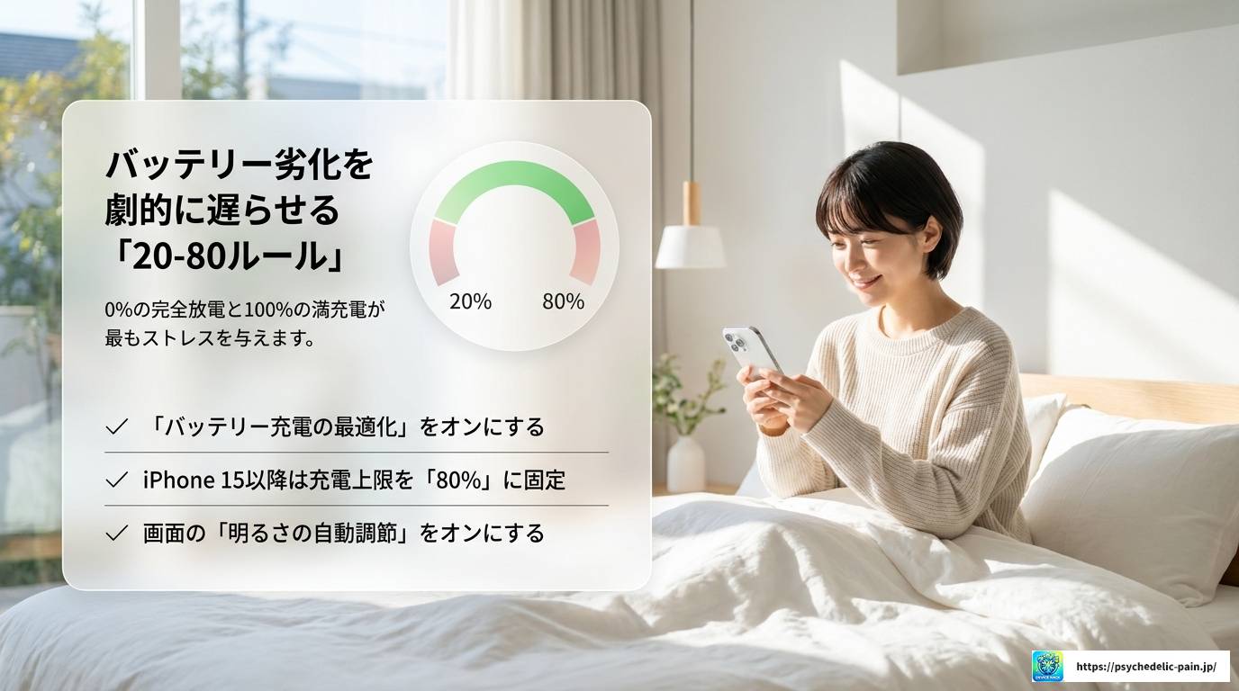 iPhoneバッテリー76パーセントの意味と今すぐすべき対処法