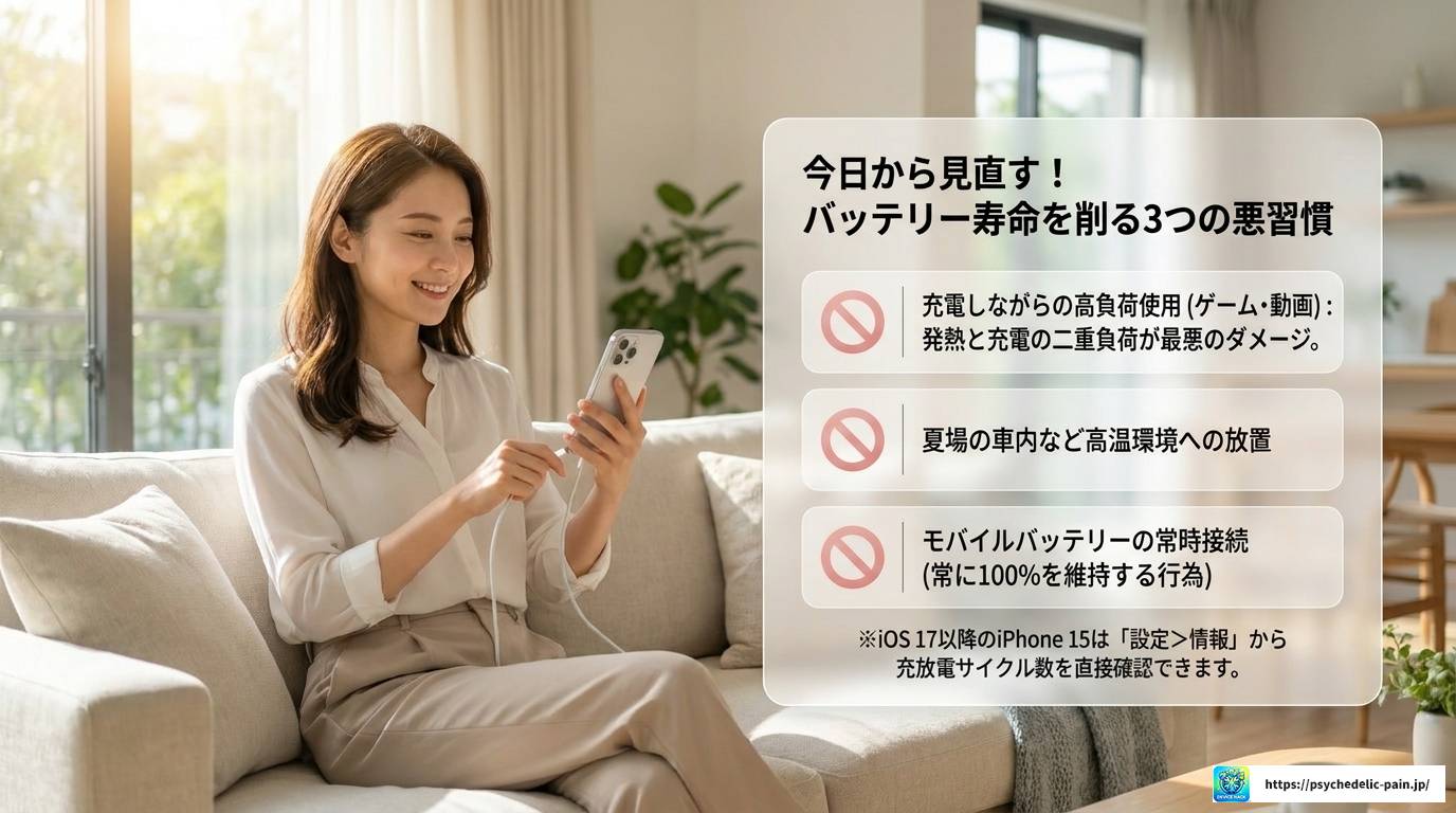 iPhoneバッテリー76パーセントの意味と今すぐすべき対処法