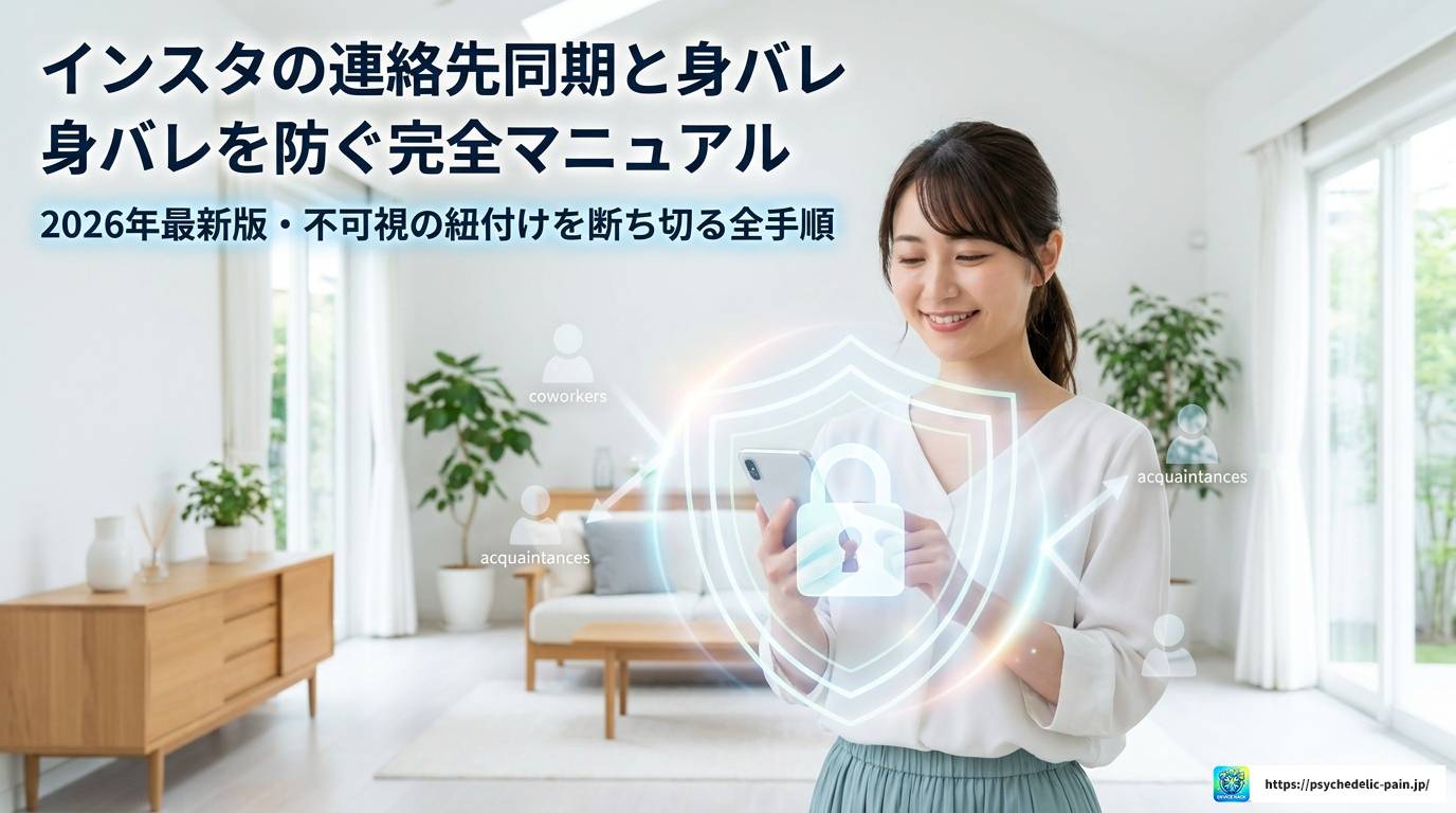 インスタの連絡先を同期しない最新設定と身バレを防ぐ全手順