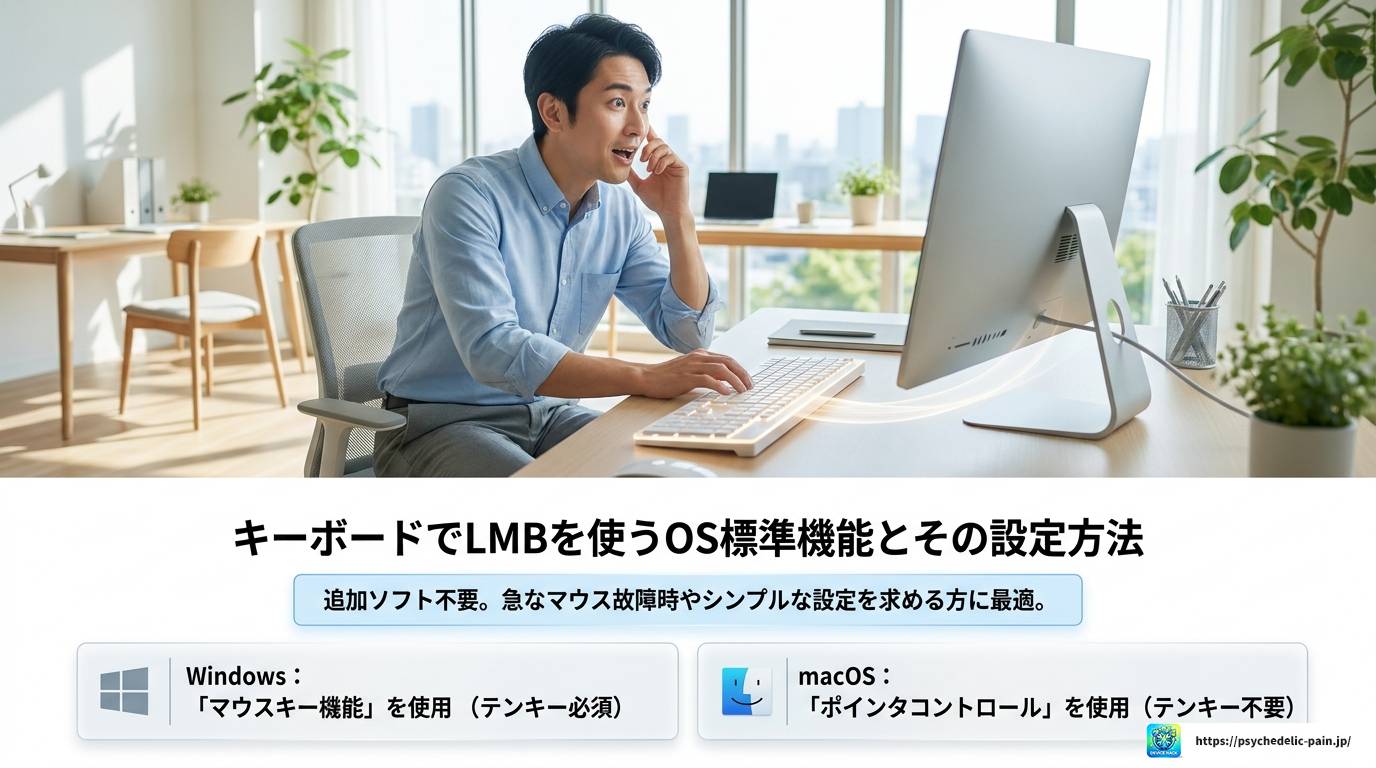 キーボードでLMBを操作する方法を徹底解説！設定から応用まで