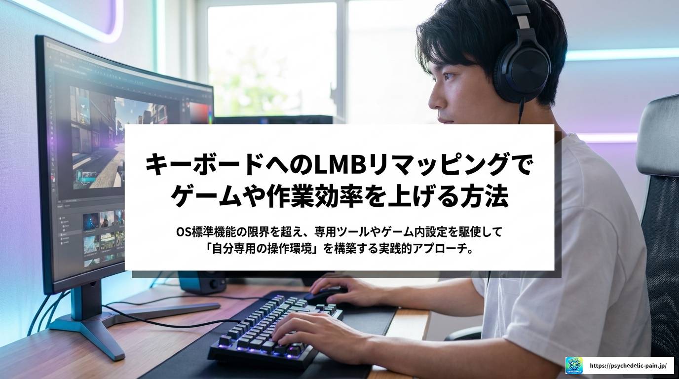 キーボードでLMBを操作する方法を徹底解説！設定から応用まで