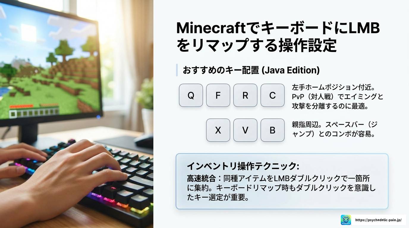 キーボードでLMBを操作する方法を徹底解説！設定から応用まで