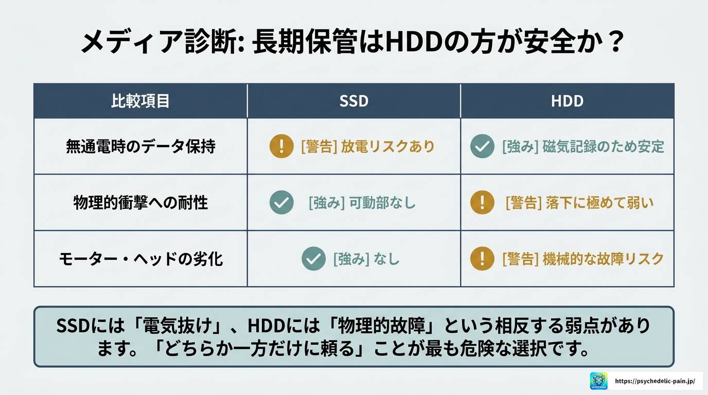 SSDは通電しないとデータが消える?原因と対策を解説