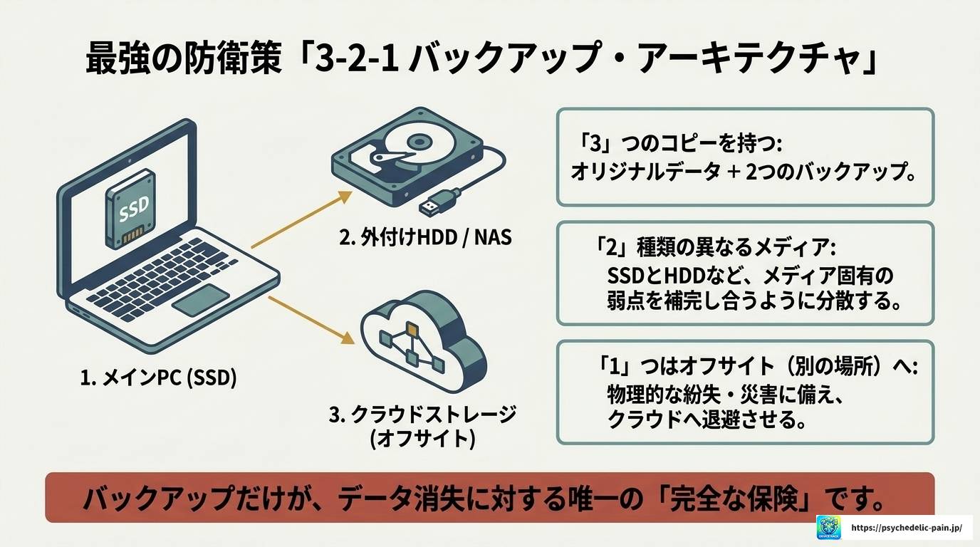 SSDは通電しないとデータが消える?原因と対策を解説