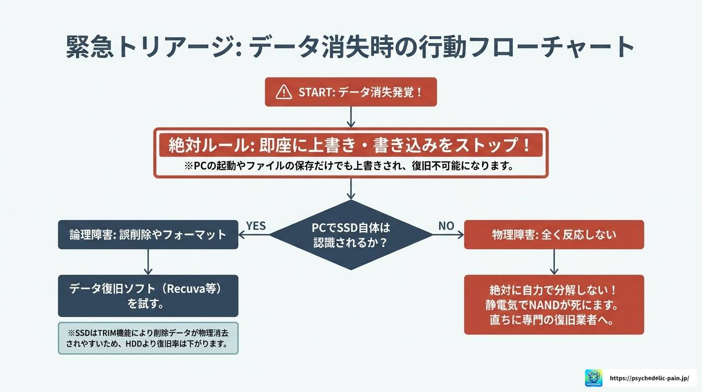 SSDは通電しないとデータが消える?原因と対策を解説