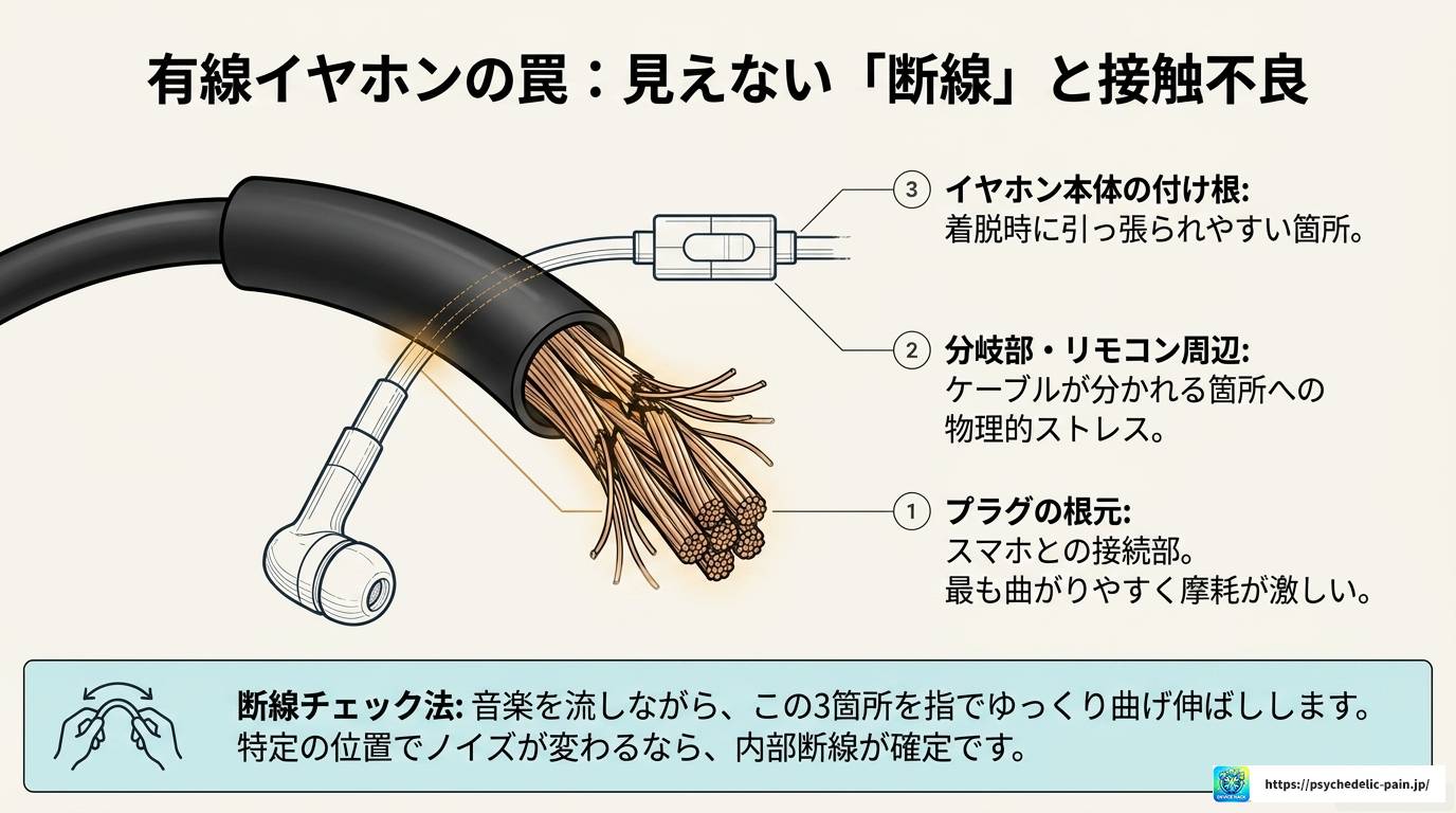 イヤホンのガサガサ音の原因と今すぐできる対処法まとめ