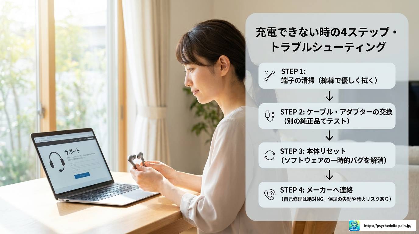 ワイヤレスイヤホンのバッテリーがすぐ切れる原因と対策