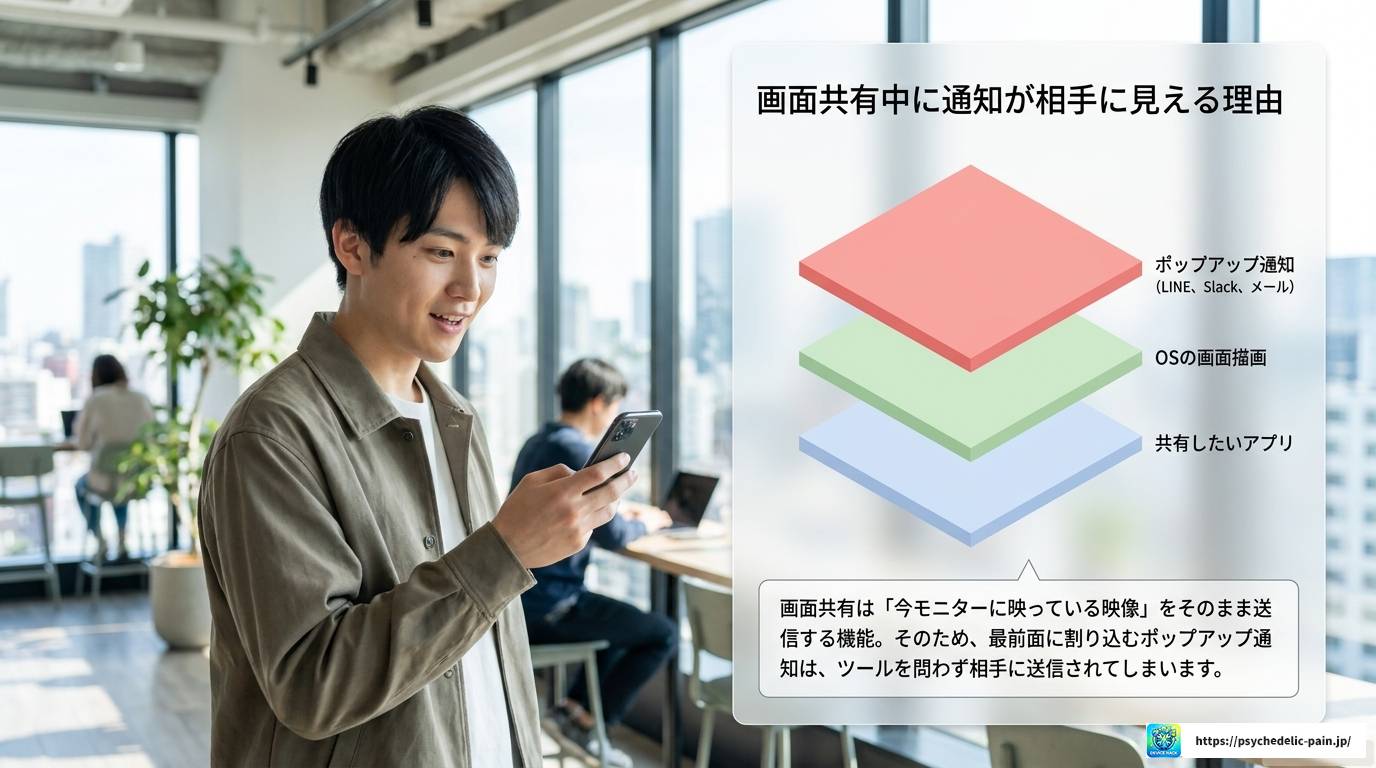 画面共有中の通知とは？設定と管理方法を徹底解説