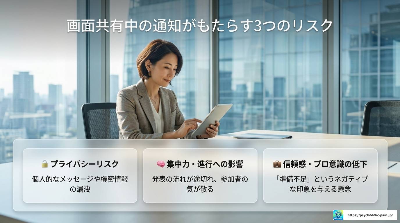 画面共有中の通知とは？設定と管理方法を徹底解説