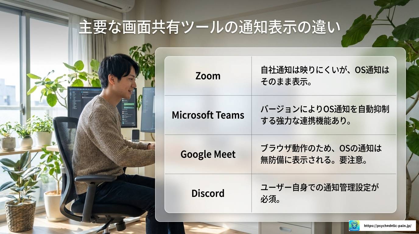 画面共有中の通知とは？設定と管理方法を徹底解説