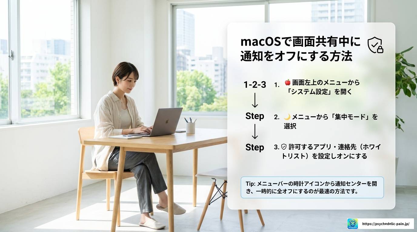 画面共有中の通知とは？設定と管理方法を徹底解説