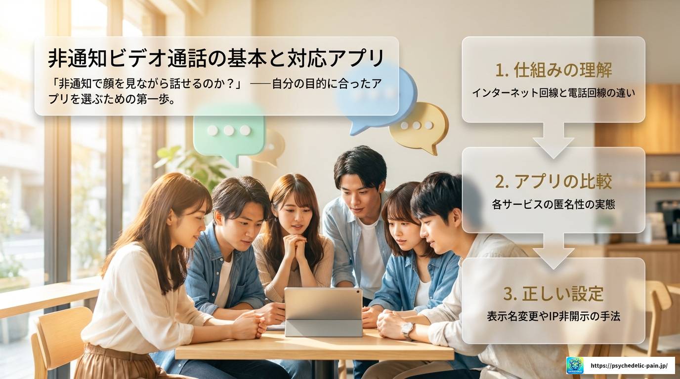 非通知ビデオ通話とは？できるアプリと設定方法・注意点まとめ