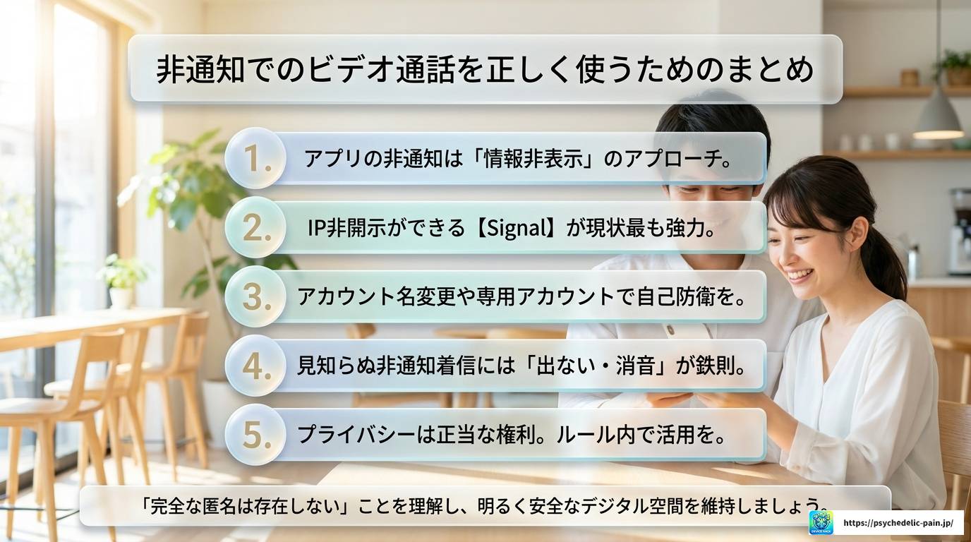 非通知ビデオ通話とは？できるアプリと設定方法・注意点まとめ