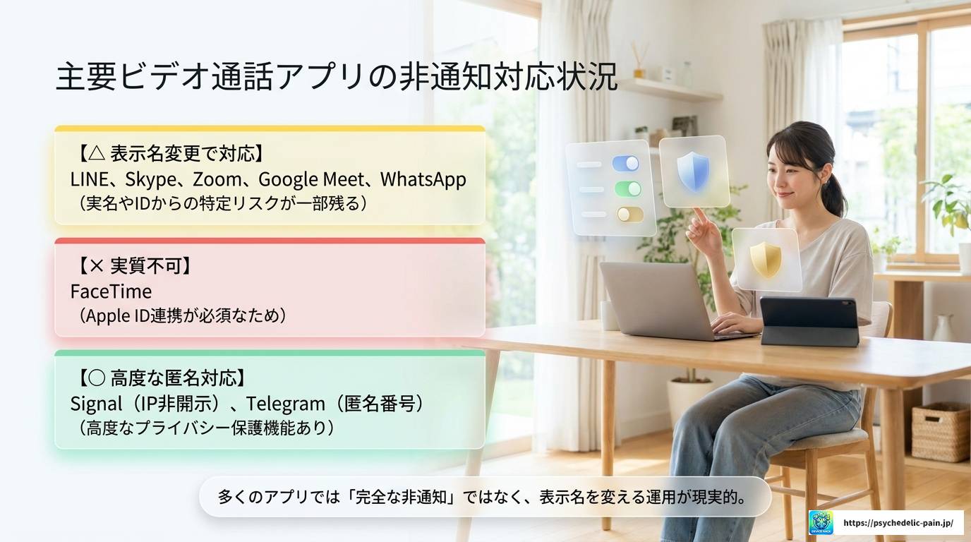 非通知ビデオ通話とは？できるアプリと設定方法・注意点まとめ