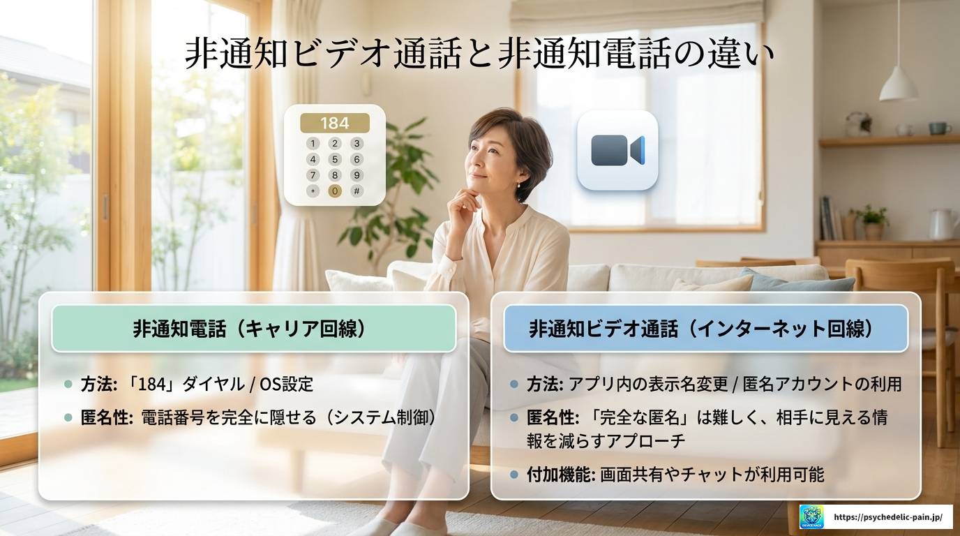 非通知ビデオ通話とは？できるアプリと設定方法・注意点まとめ