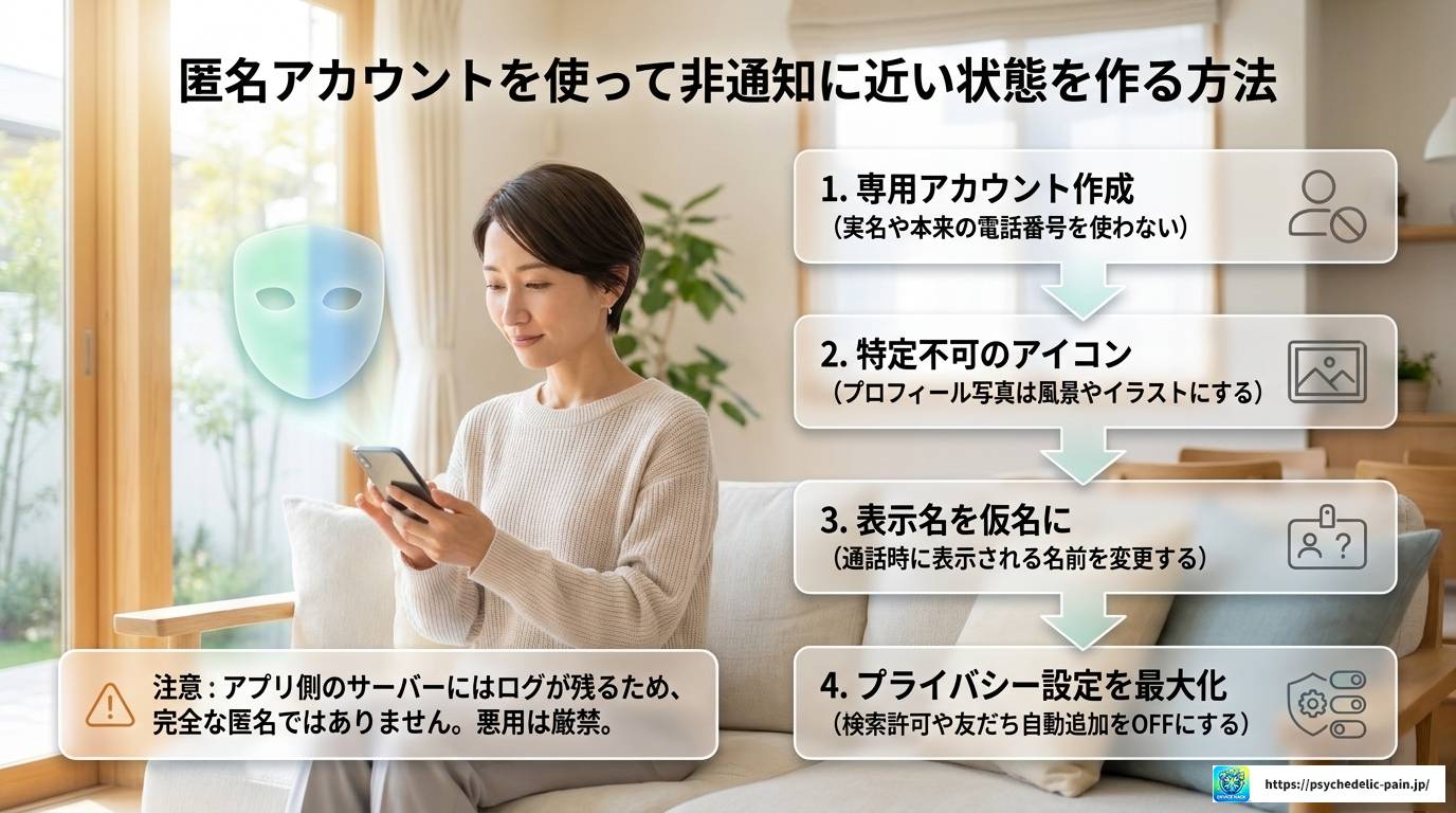 非通知ビデオ通話とは？できるアプリと設定方法・注意点まとめ