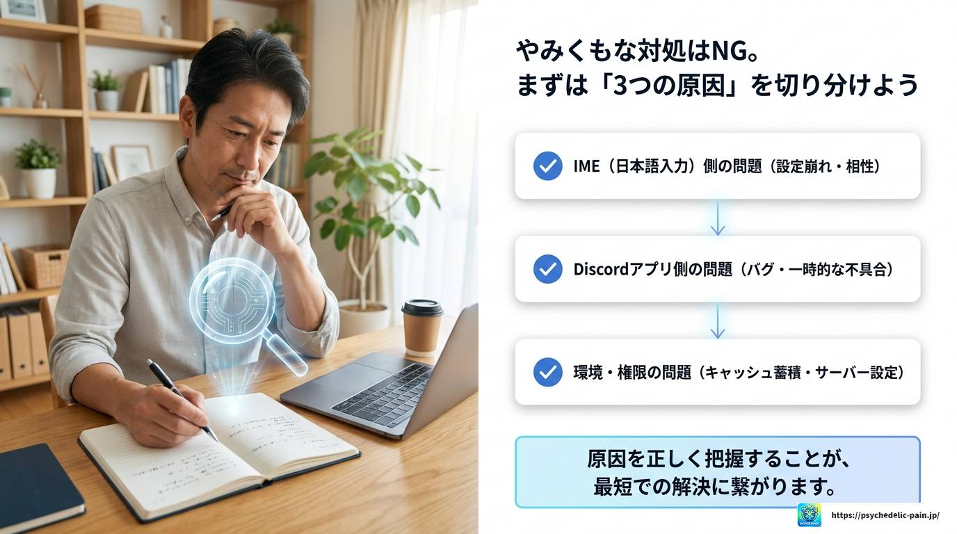 Discordのチャンネル名で日本語入力できない時の解決策