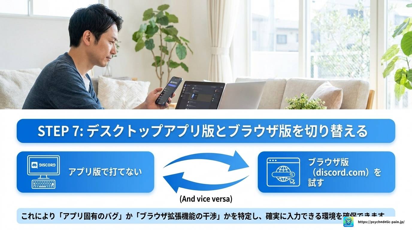 Discordのチャンネル名で日本語入力できない時の解決策