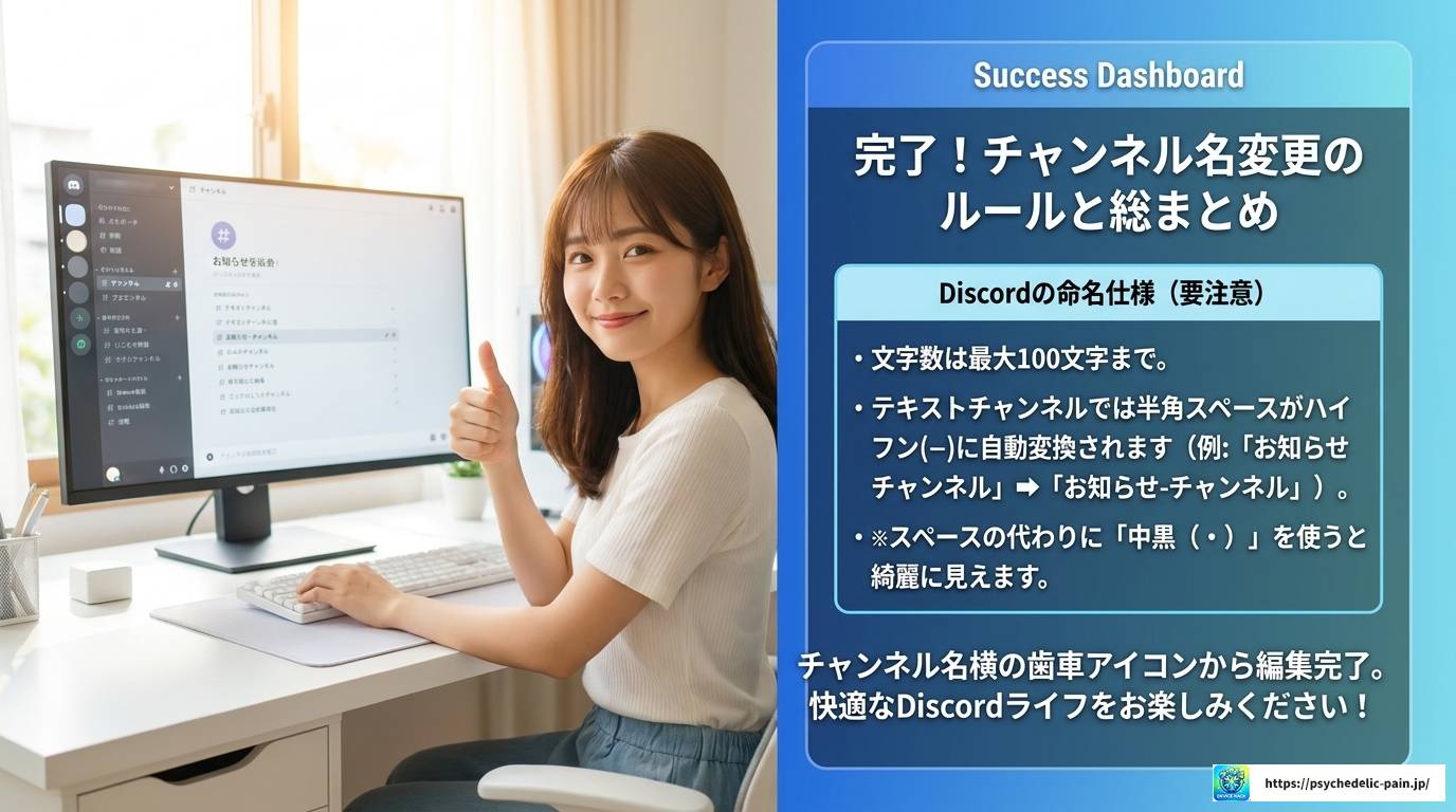 Discordのチャンネル名で日本語入力できない時の解決策