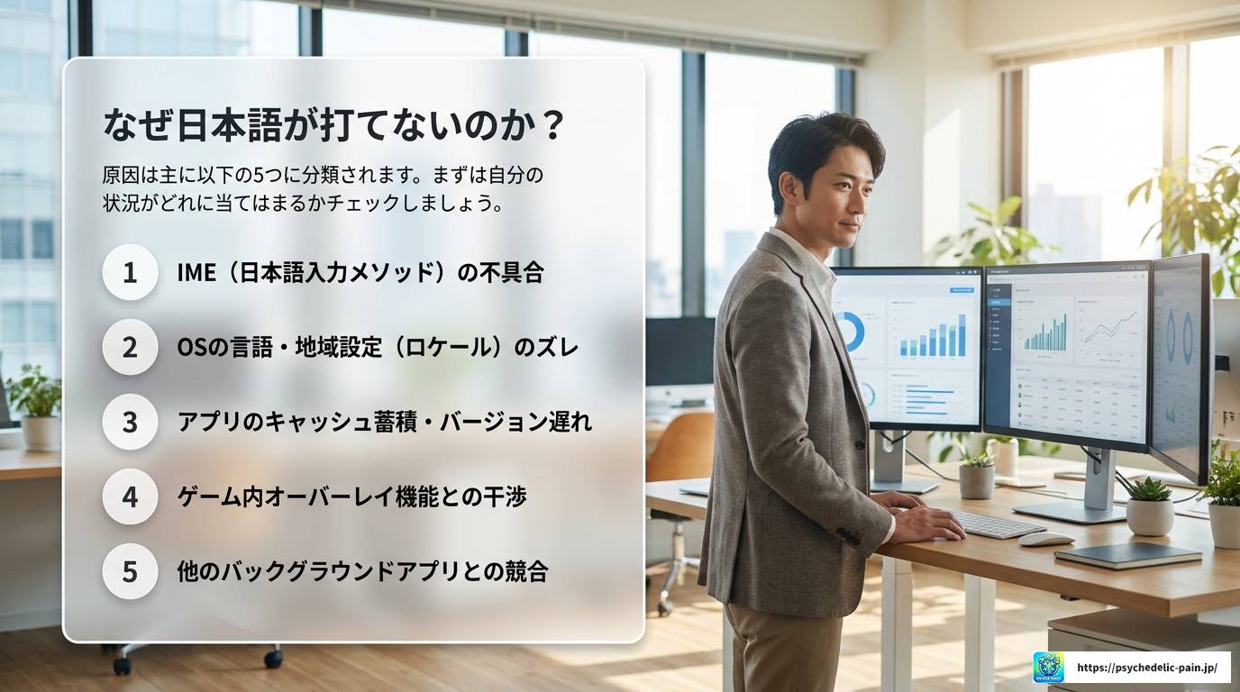 Discordで日本語入力できない時の原因と解決策まとめ